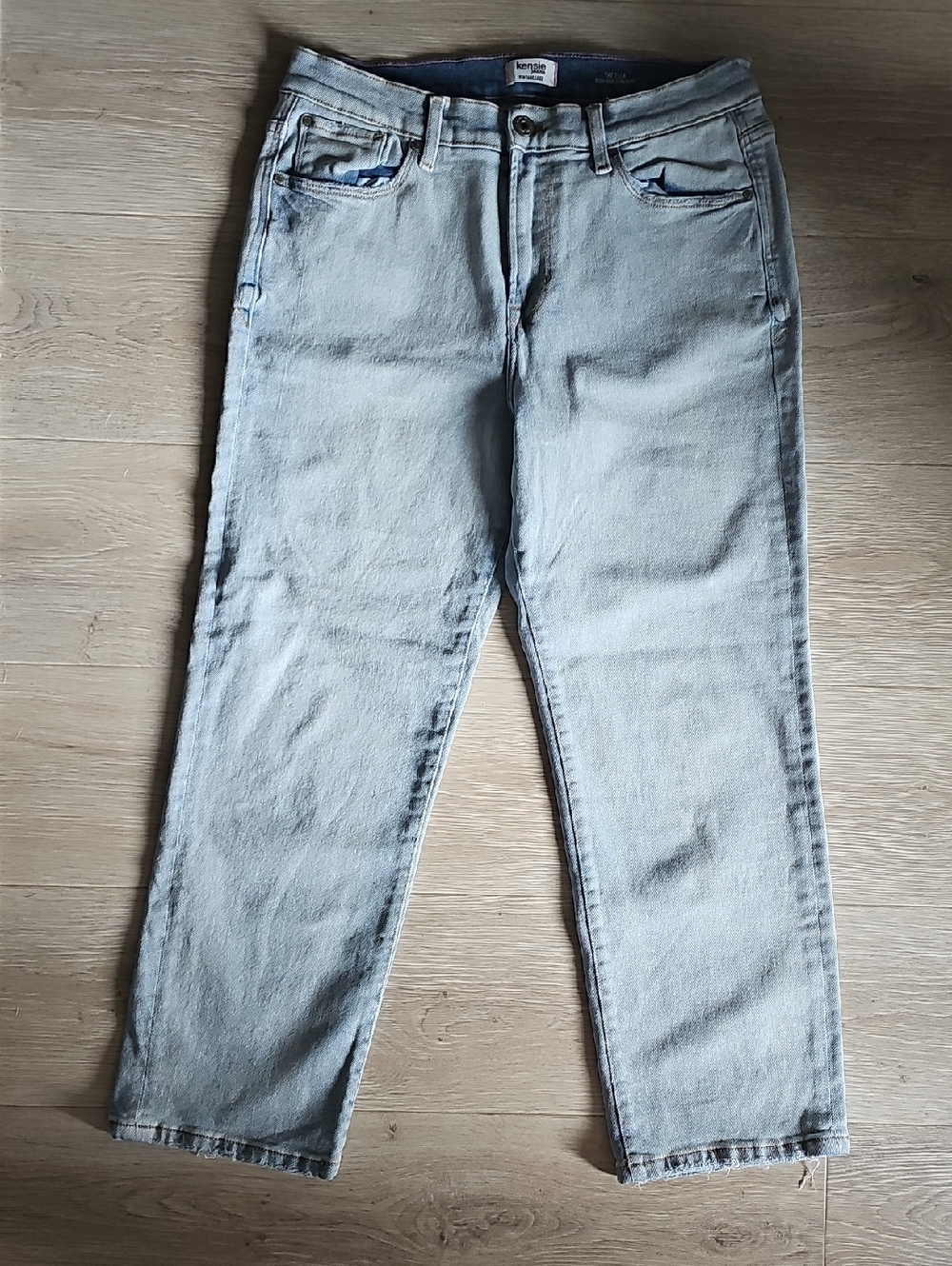 Kensie Light Blue Straight Jeans